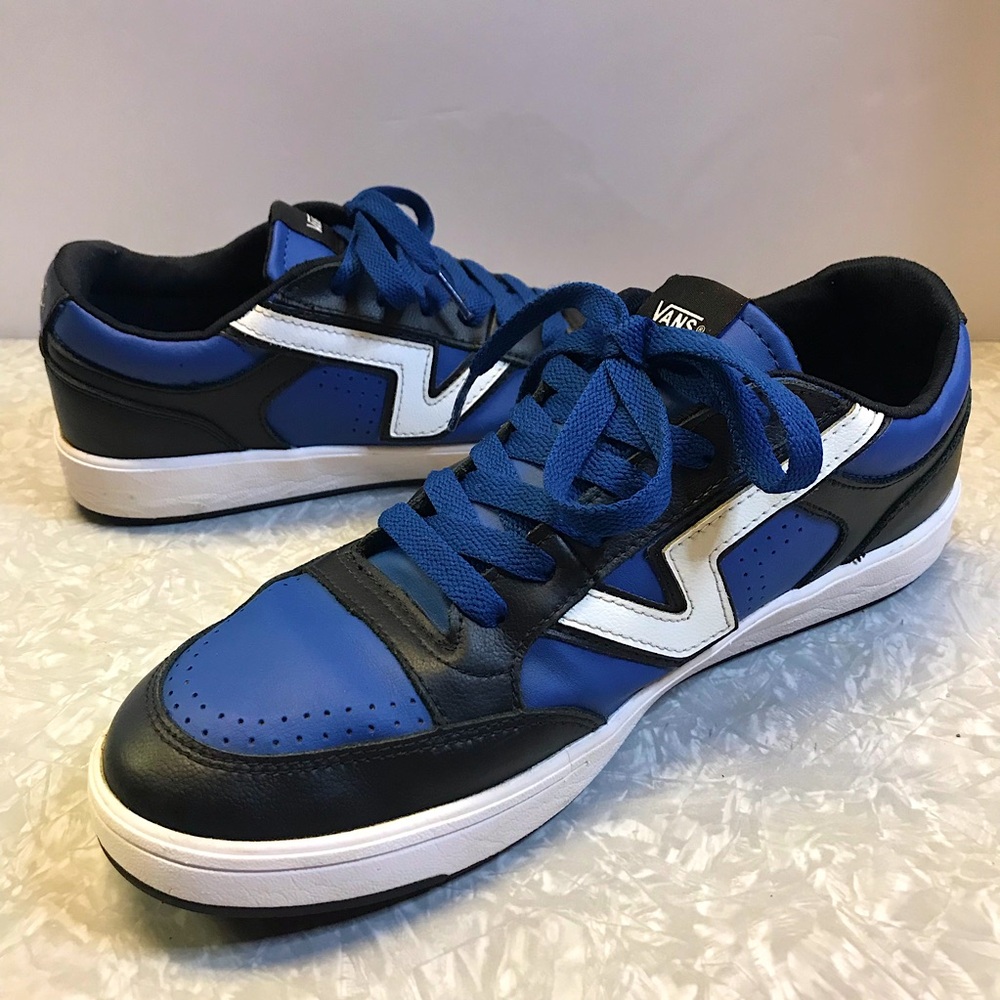 Vans Blue and Black Sneakers